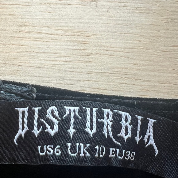 Disturbia Drakon Velour Corset Mini Dress - Picture 7 of 9